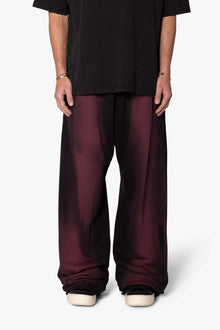 Sprayed Ultra Baggy Sweatpants | Plum