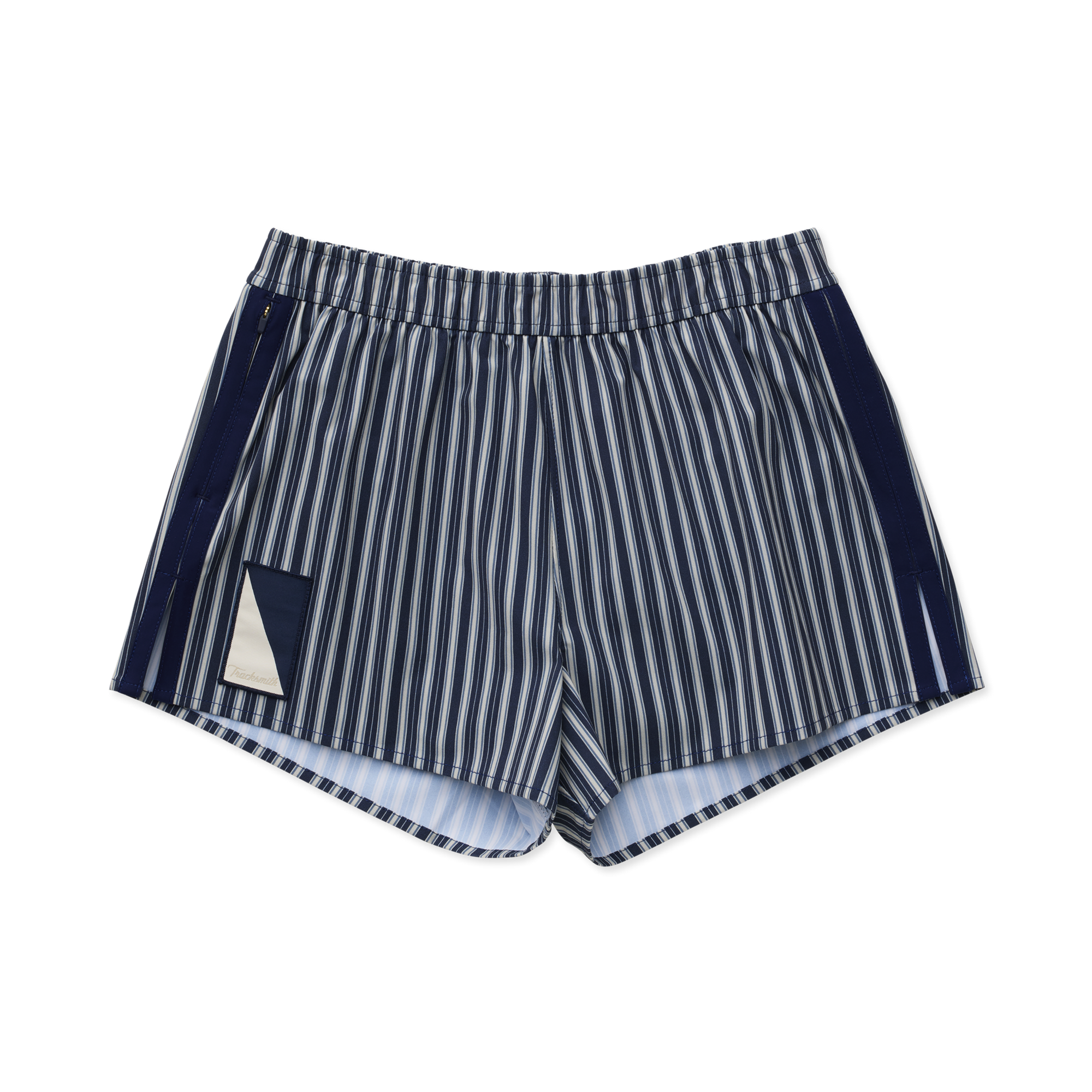 Women's Run Cannonball Run Shorts | Navy Stripe