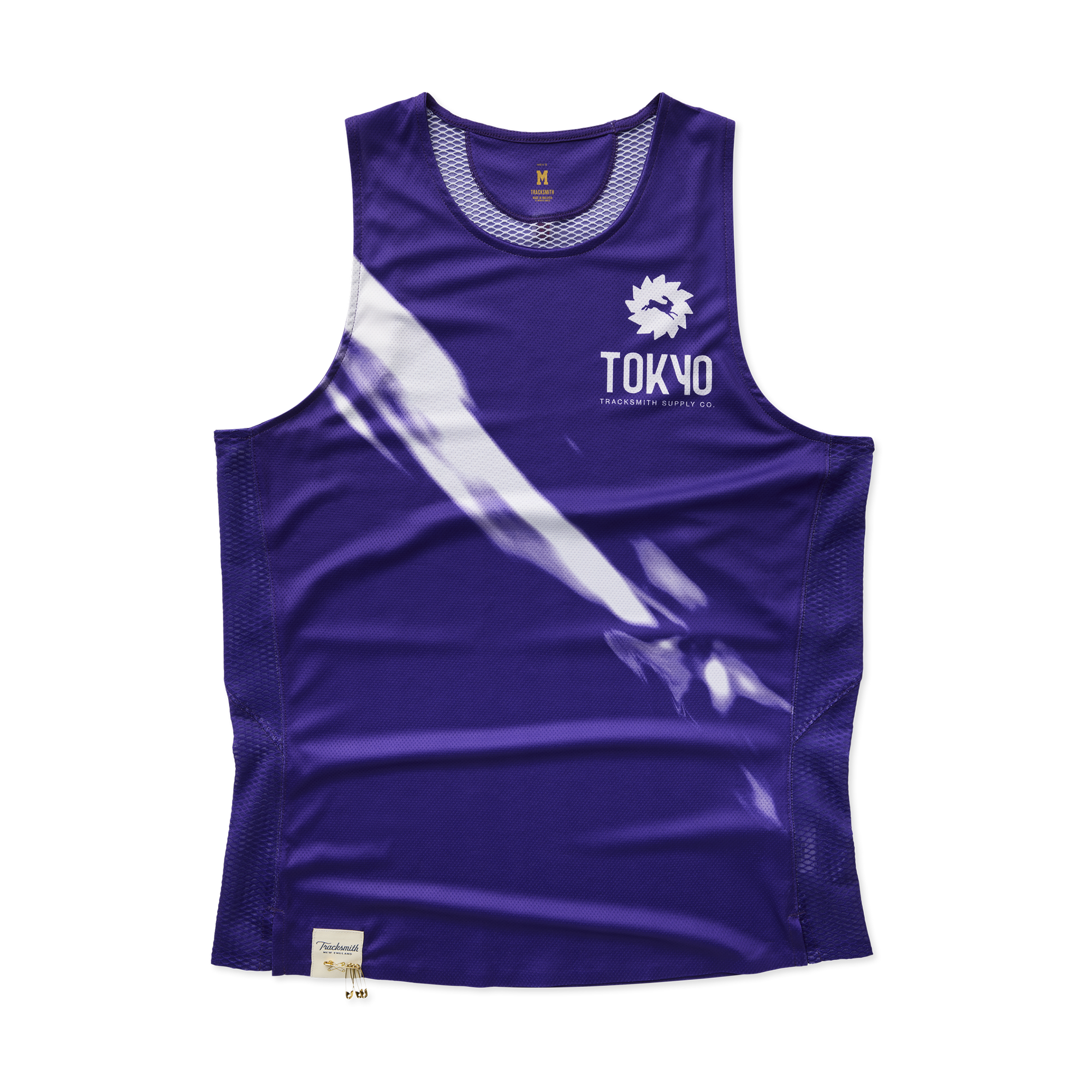 Mens | Tokyo Singlet | Purple/White