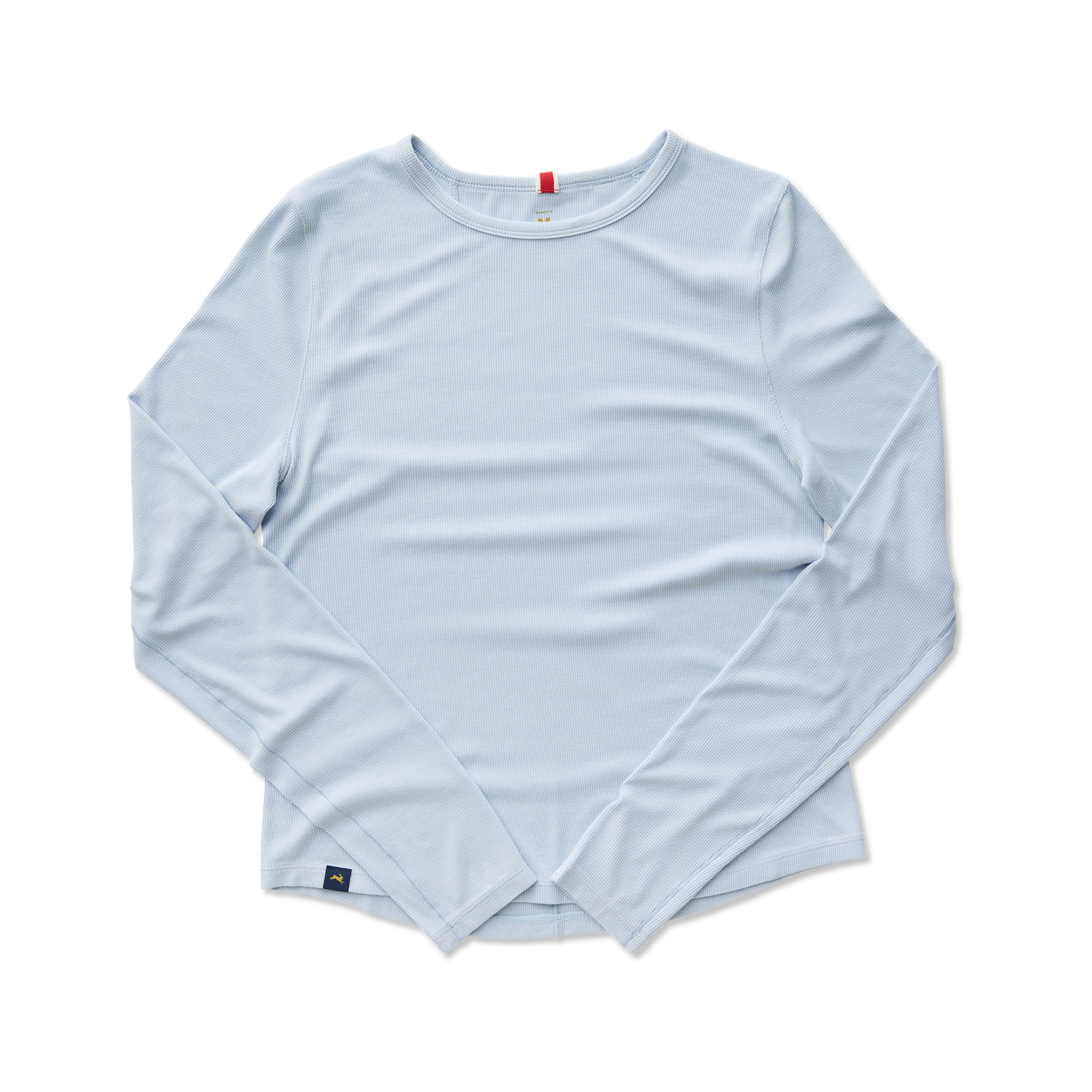 Womens | Fieldhouse Rib Long Sleeve | Sheer Blue