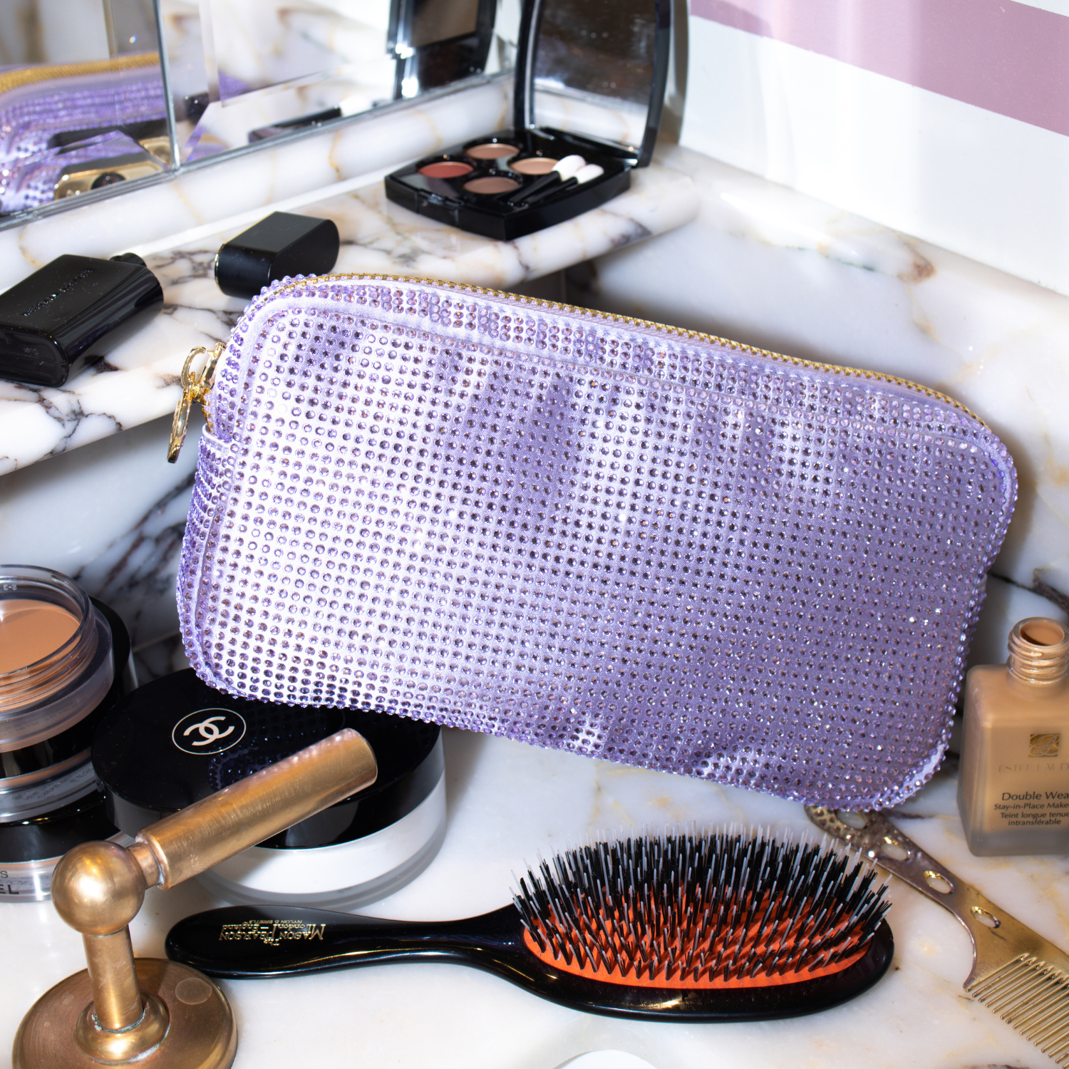 Small Pouch | Purple Sparkle