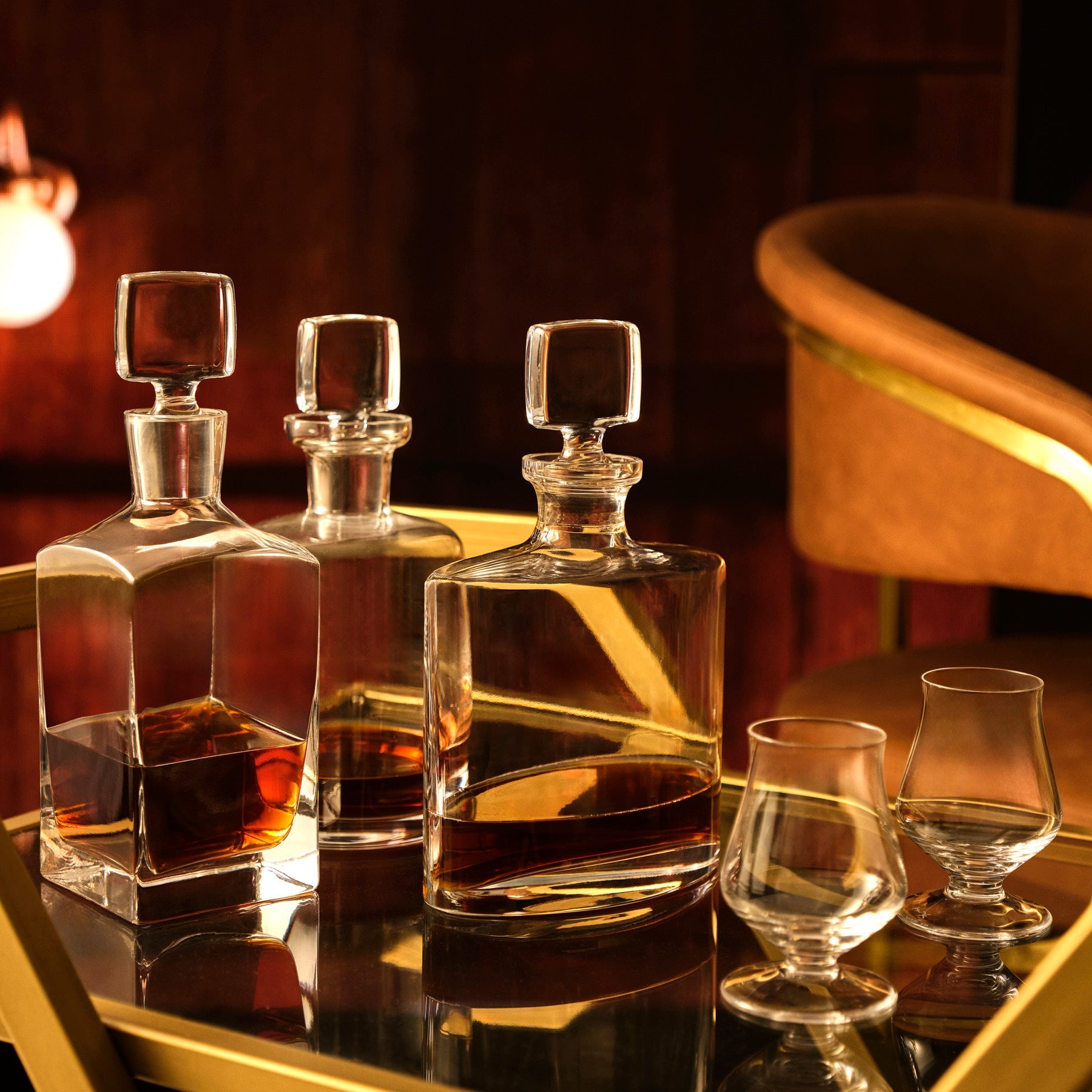 Islands Whisky Tasting Glasses - Short | Clear Crystal | Set of 2