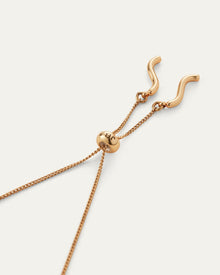 Squiggle Bracelet | 14K Gold Dipped Brass