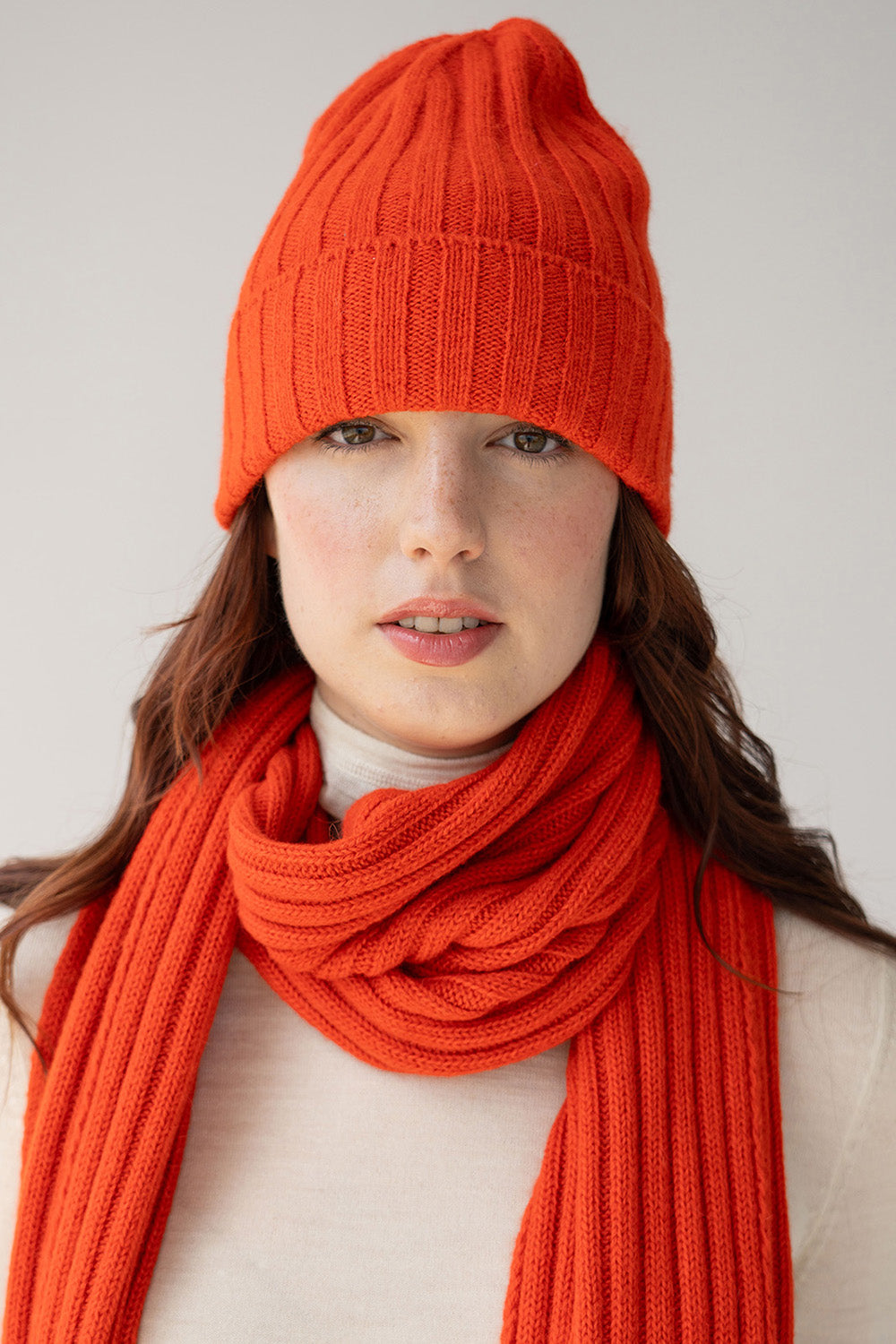 Ribbed Beanie | Scarlett