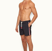 Standard Bonded Mid-Length Bonded Drawcord Swim Shorts | Night Iris