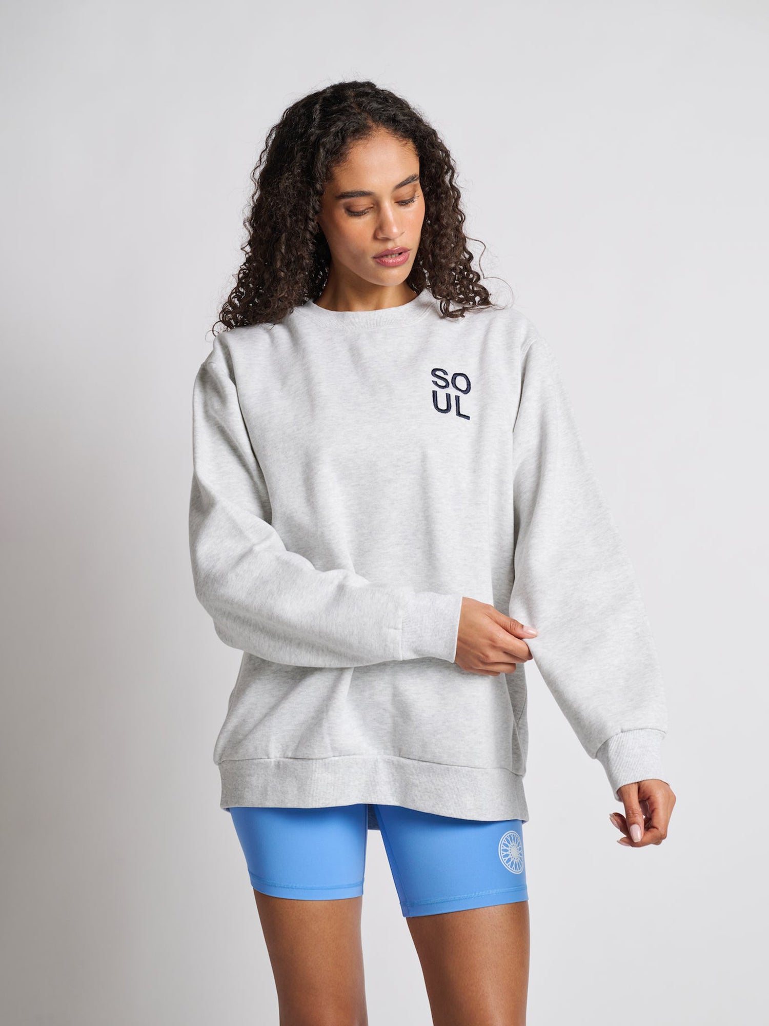 Unisex | Lululemon | Steady State Crew | Heathered Core Ultra Light Grey