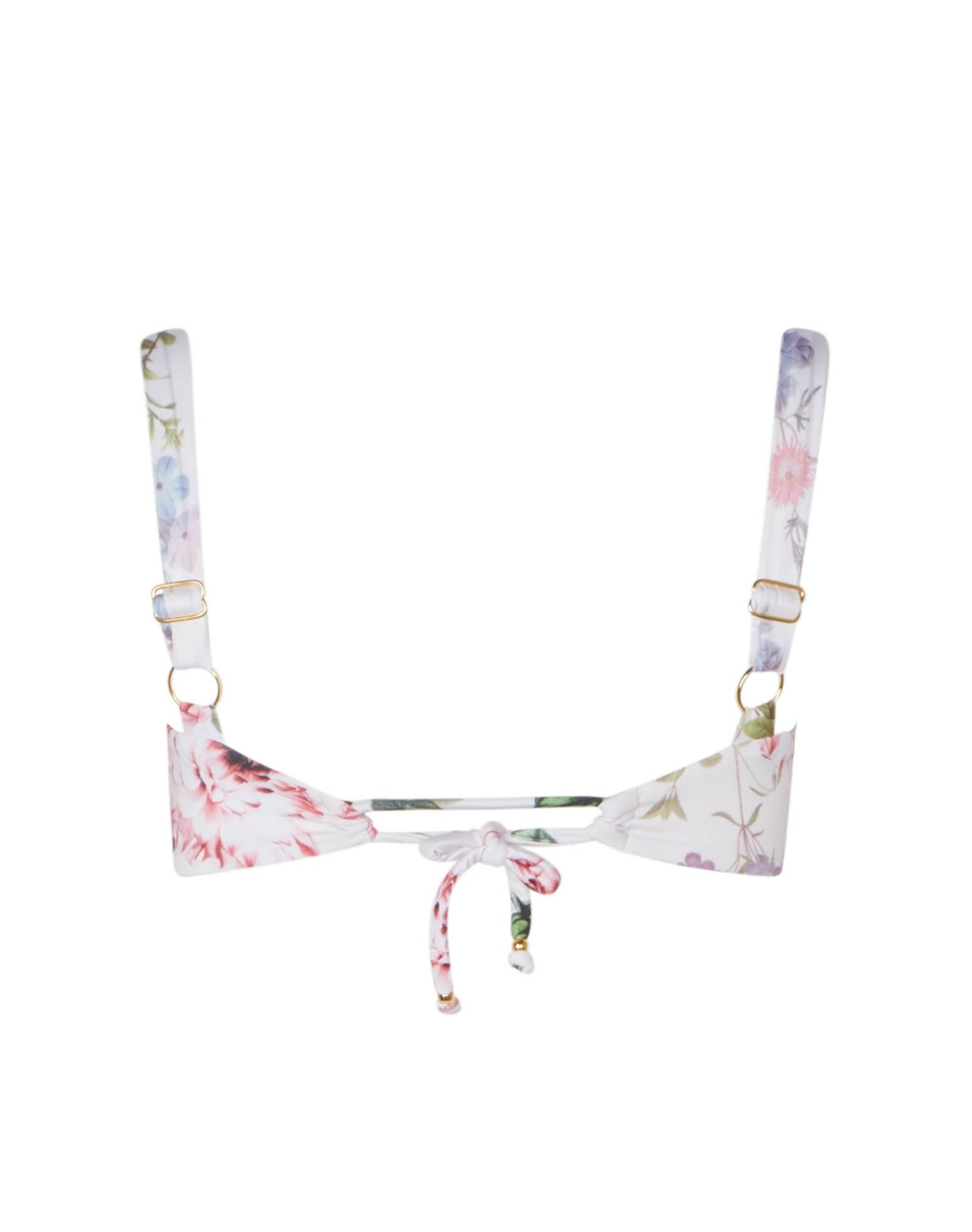 Stella Floral Bustier Top | White