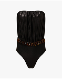 Strapless Billow One Piece | Black