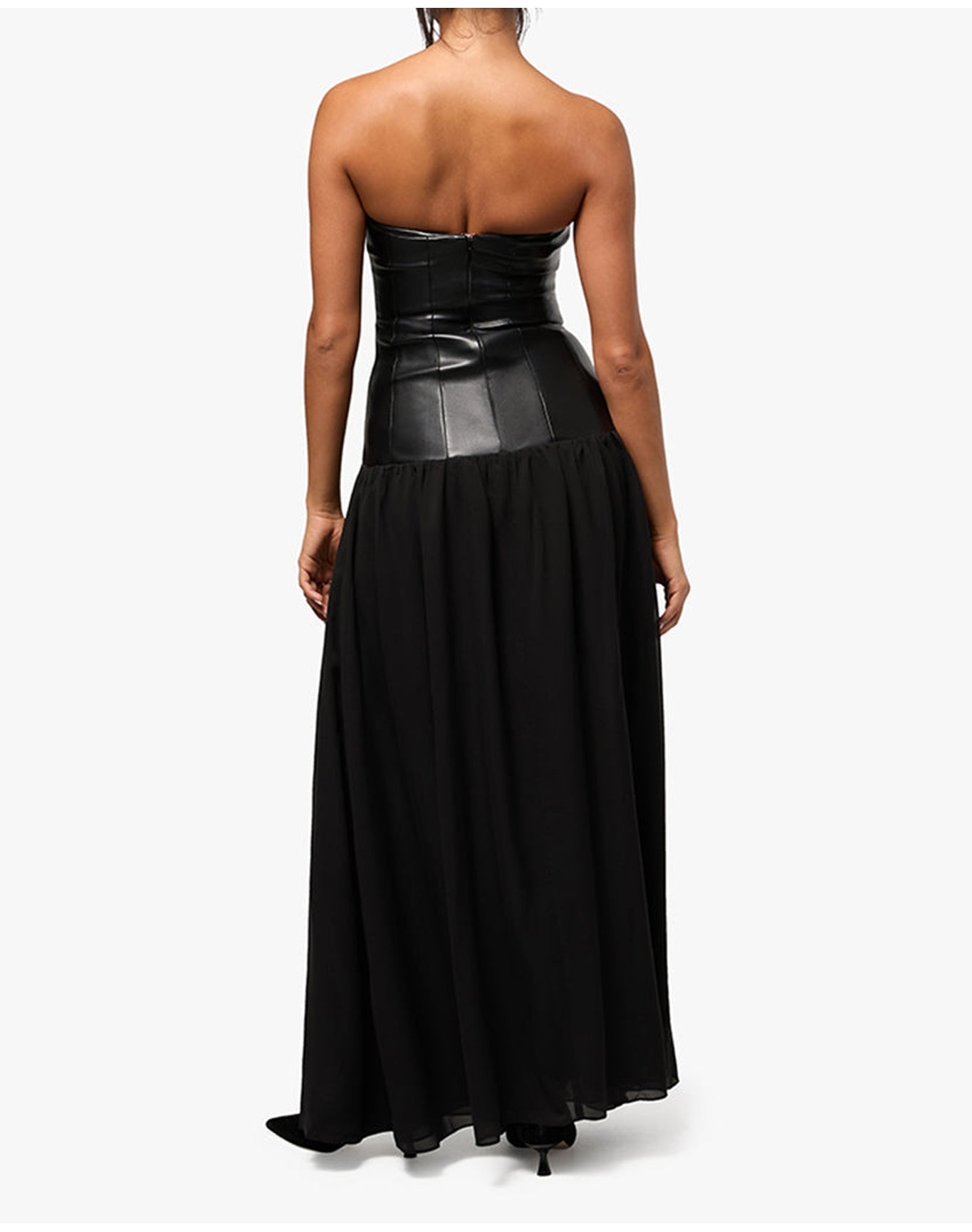 Strapless Corset Gown | Black