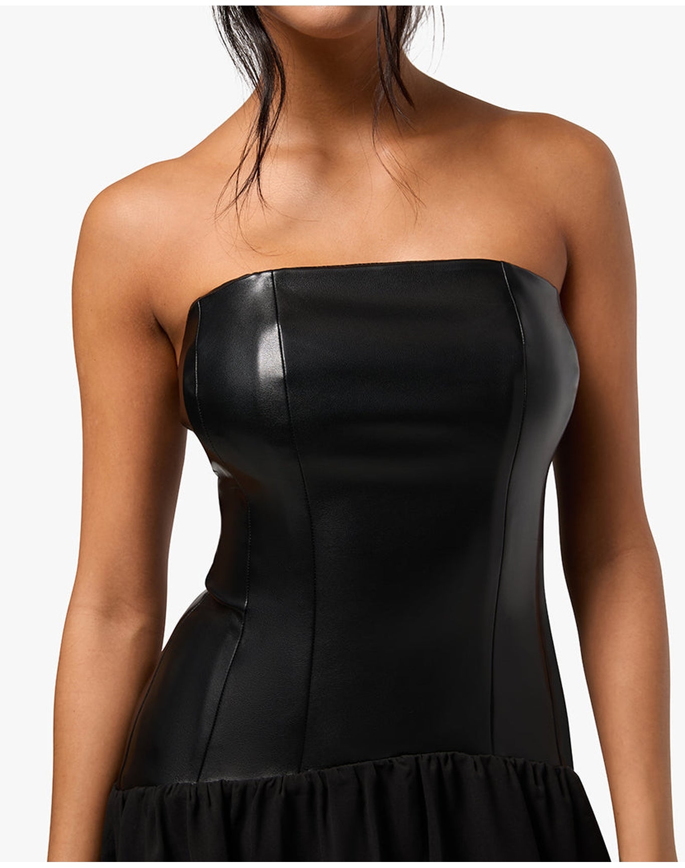 Strapless Corset Gown | Black