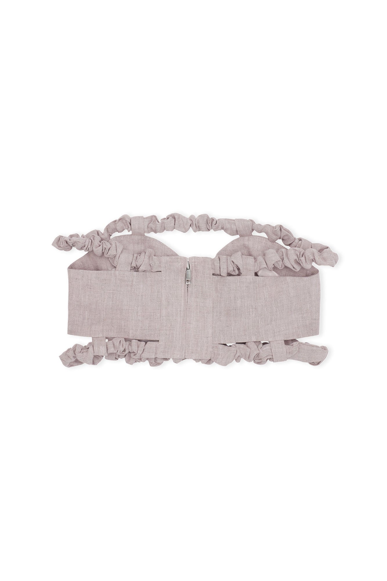 Strapless Crop Top | Light Lilac