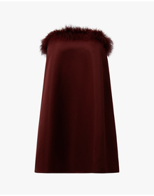 Strapless Mini Dress | Brown