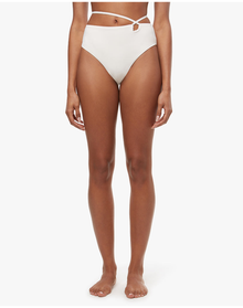Strappy Tie Bikini Bottom | Off White