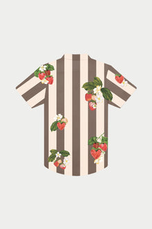 Strawberry Love Weekend Shirt | Brown