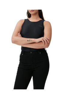 Stretch Cropped Jeans | Black/Black