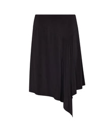 Stretch Midi Skirt | Black