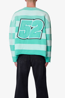 Striped Crewneck Sweater | Green