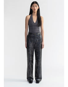 Sugarplum | Knitted Halterneck Top | Storm