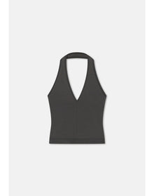 Sugarplum | Knitted Halterneck Top | Storm