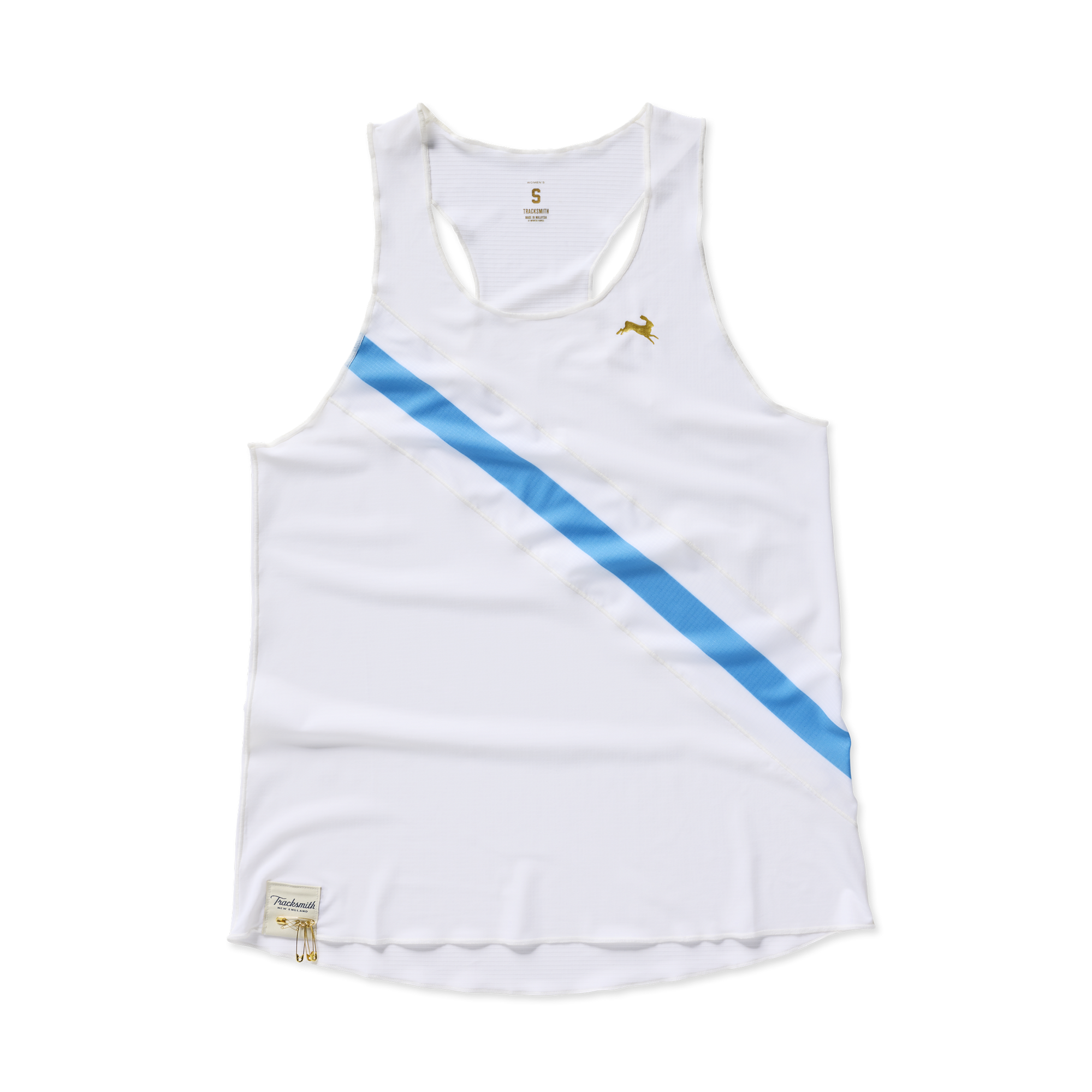 Women's Strata Singlet - 23 | White/Ocean