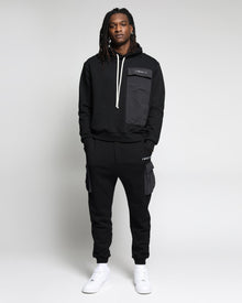 Sunnyside Brushed Terry Cargo Hoodie-Mens-Twenty