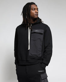 Sunnyside Brushed Terry Cargo Hoodie-Mens-Twenty