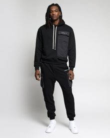 Sunnyside Brushed Terry Cargo Hoodie-Mens-Twenty