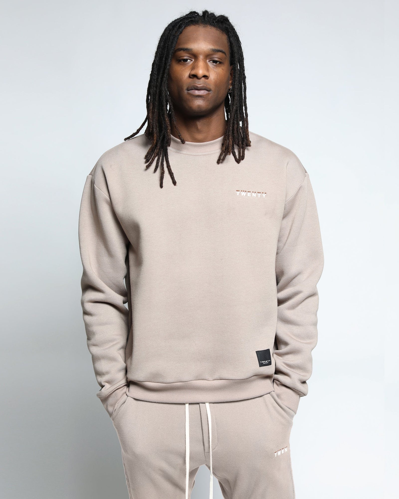 Sunnyside Brushed Terry Crewneck-Mens-Twenty