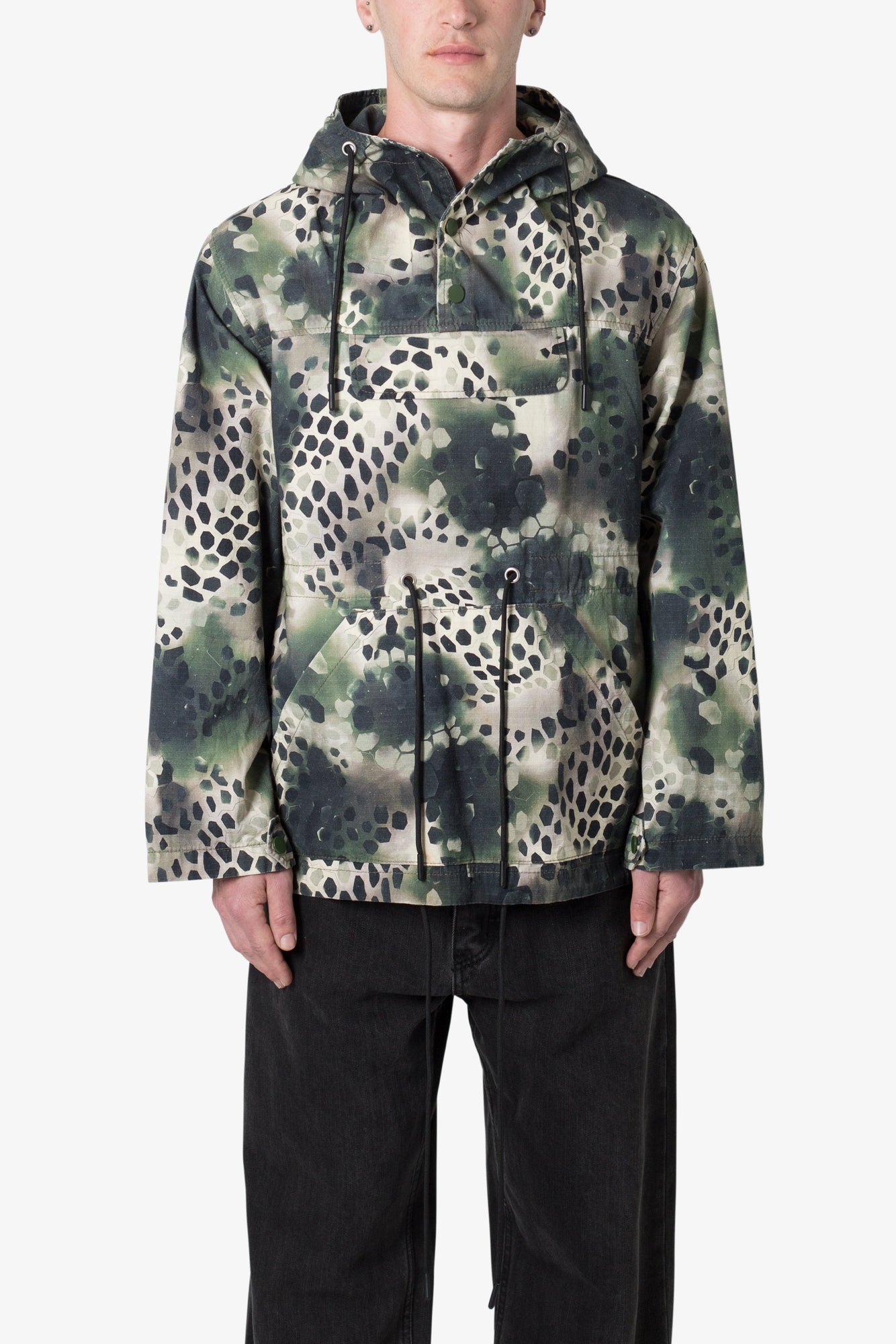 Swamp Camo Anorak Jacket | Green