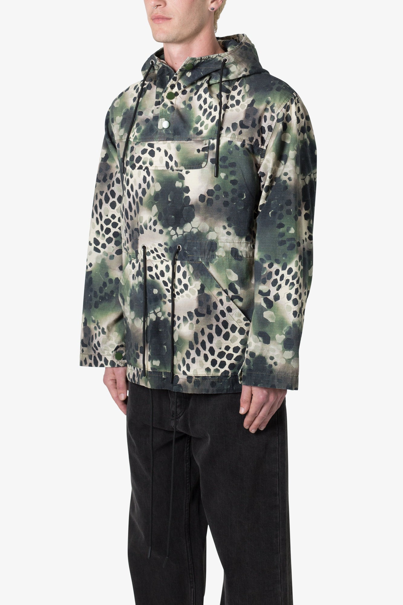 Swamp Camo Anorak Jacket | Green