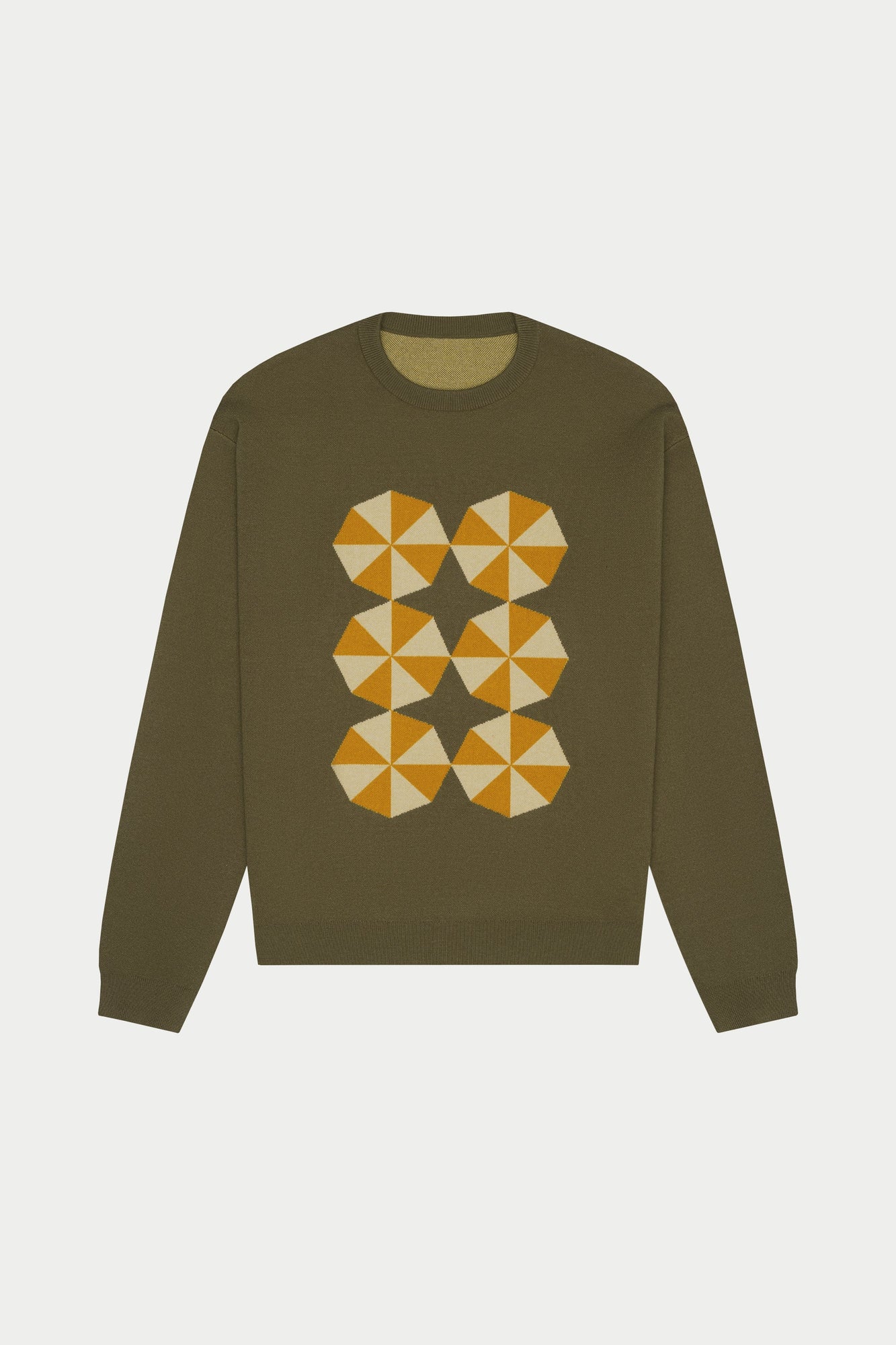 Green Umbrella Knit Sweater | Green