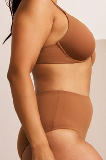Swim High Waist Bottom | Fawn