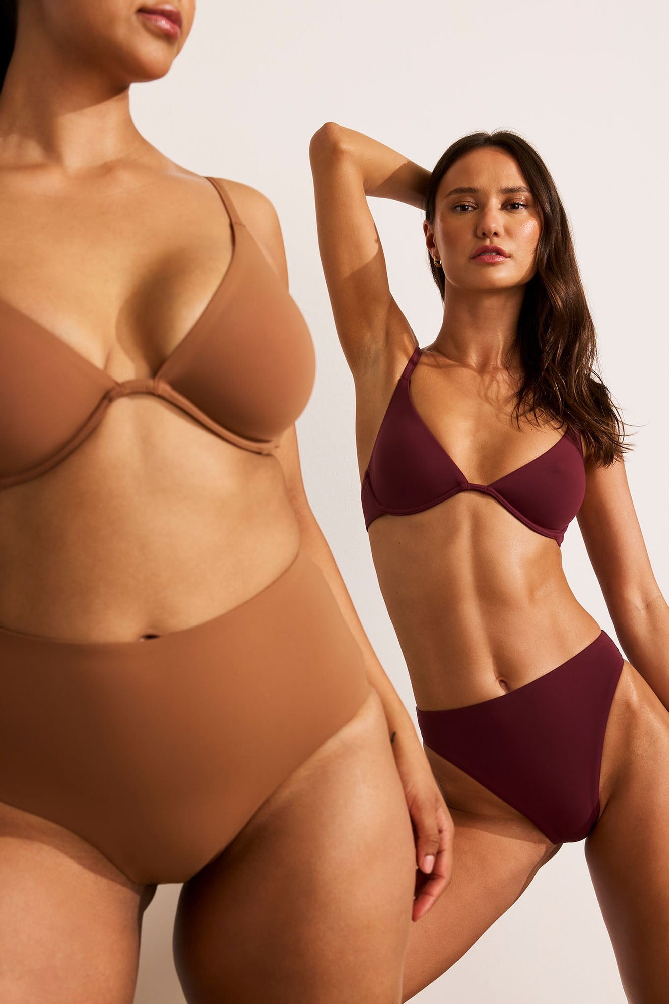 Swim Plunge Top | Fawn