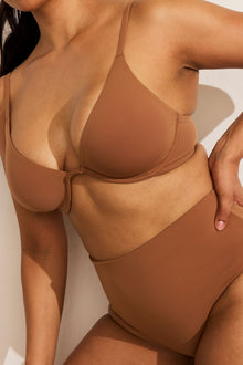 Swim Plunge Top | Fawn