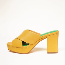 Sylvia Platform Mule | Dijon