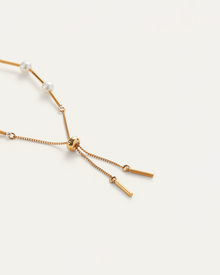 Glass Pearls | Sylvie Bracelet | Gold Ion Plated Steel