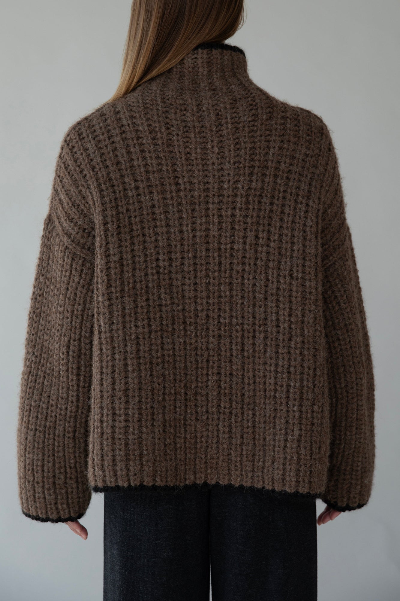 Sylvie Handknit Pullover | Saddle
