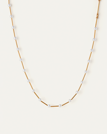 Glass Pearl | Sylvie Necklace | Gold Ion Plated Brass