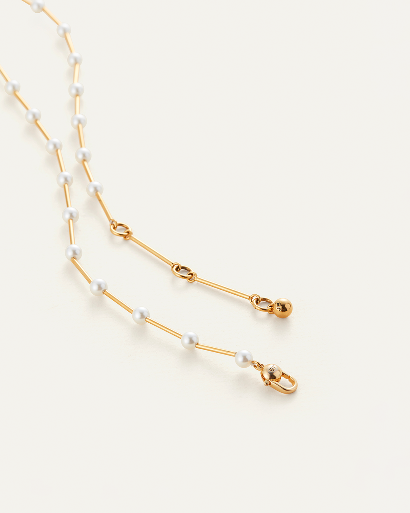 Glass Pearl | Sylvie Necklace | Gold Ion Plated Brass