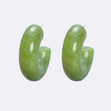 Lucite Noemi Earrings | Green
