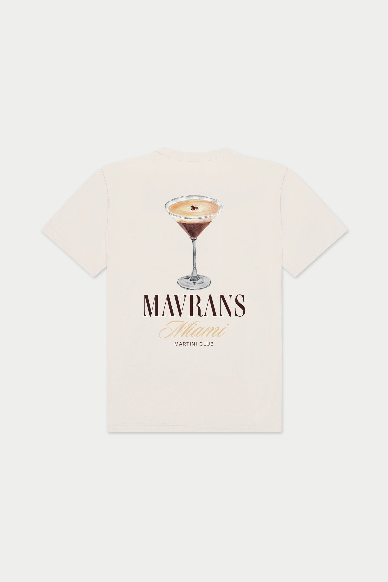 Espresso Martini Club T-shirt | Beige