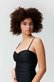 Jersey Tech Jersey Tech Full Length Bodysuit | Black