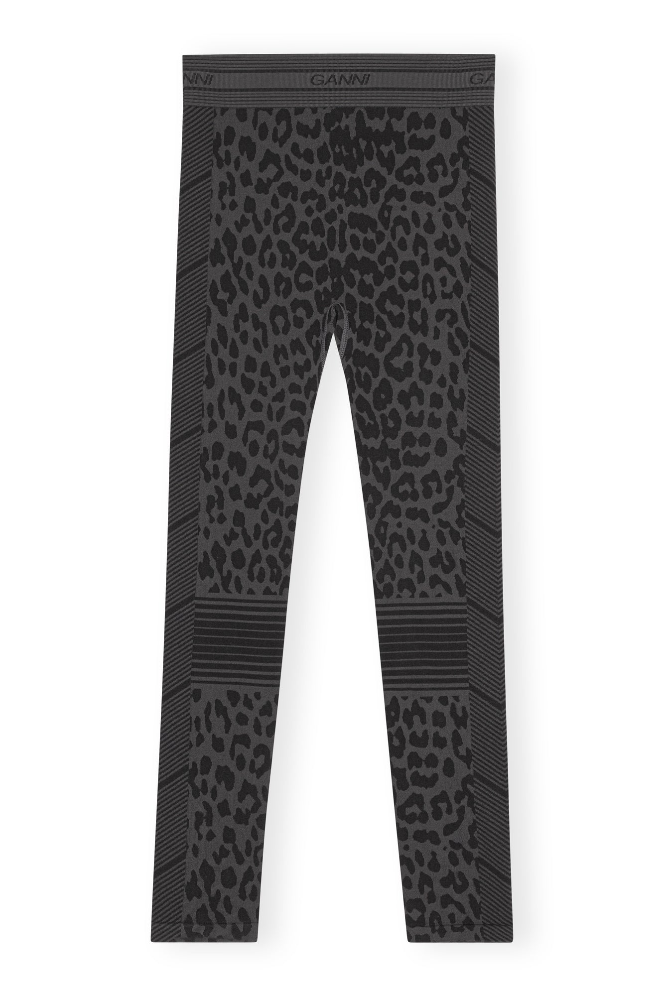 Seamless Jacquard Leggings | Black