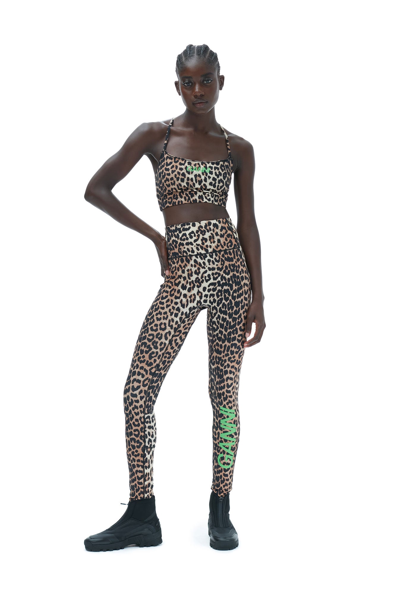 Active Ultra High Waist Tights | Leopard