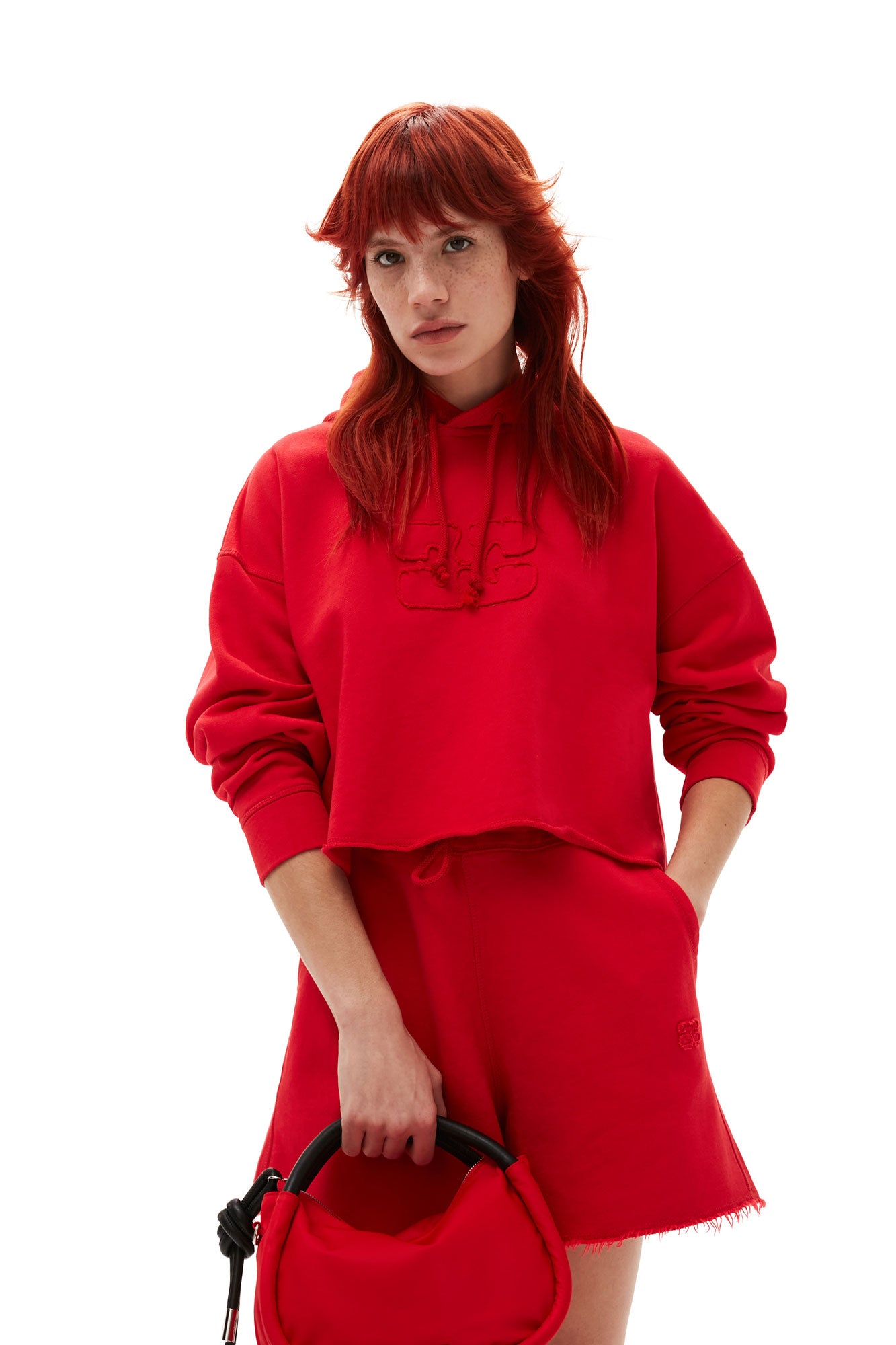 Isoli Drawstring Shorts | Racing Red