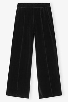 Heavy Velour Pants | Black
