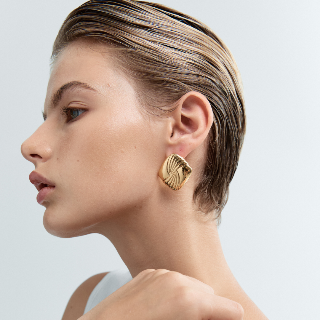 Tabi Earrings | 18K Gold Plated on Brass