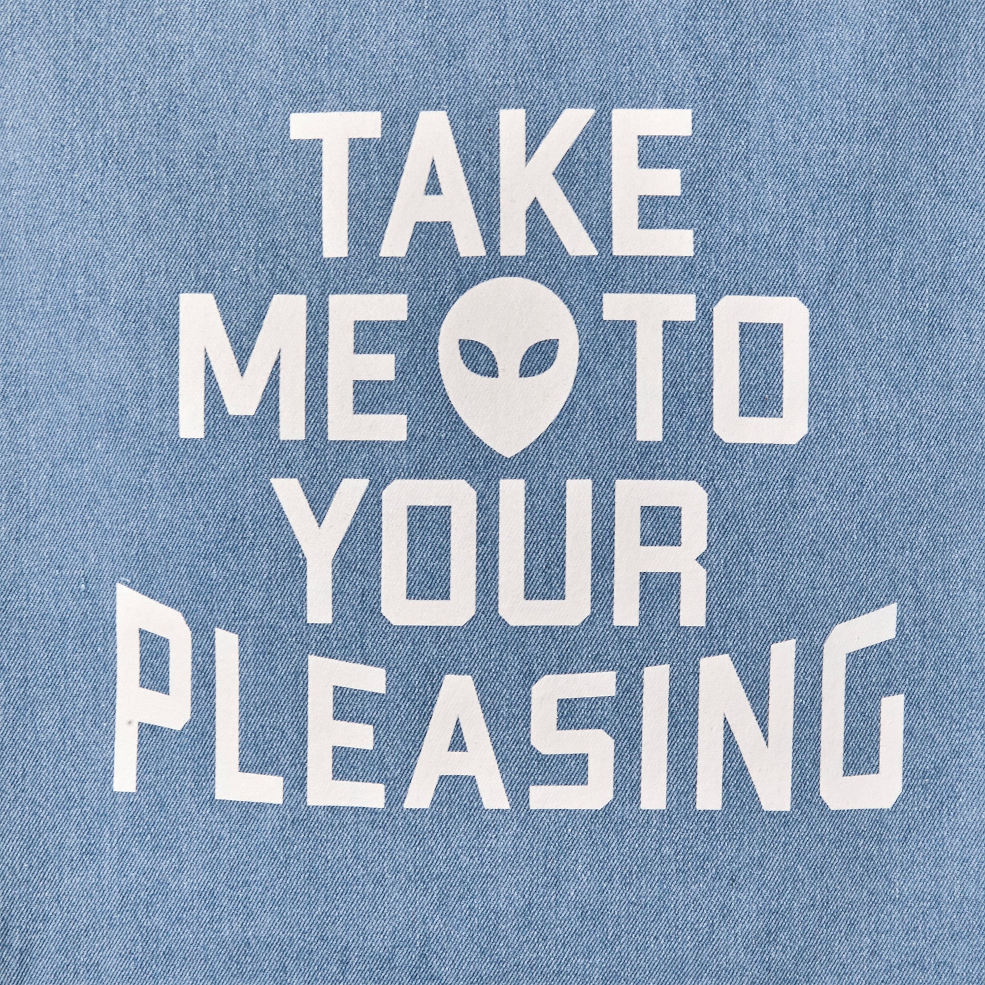 The Take Me To Your Pleasing Denim Tote | Blue
