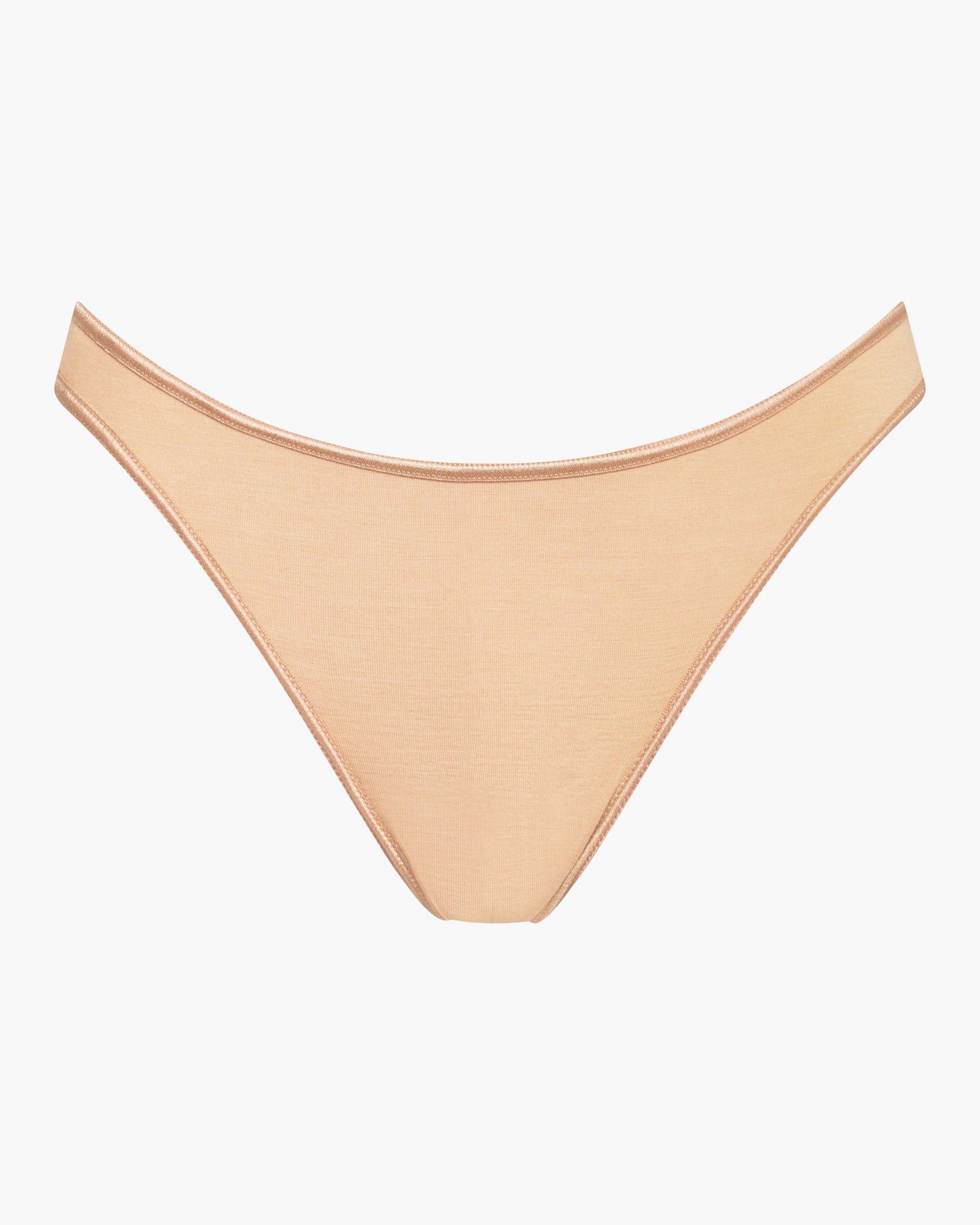 Beige Thong - Talco Low Rise Thong