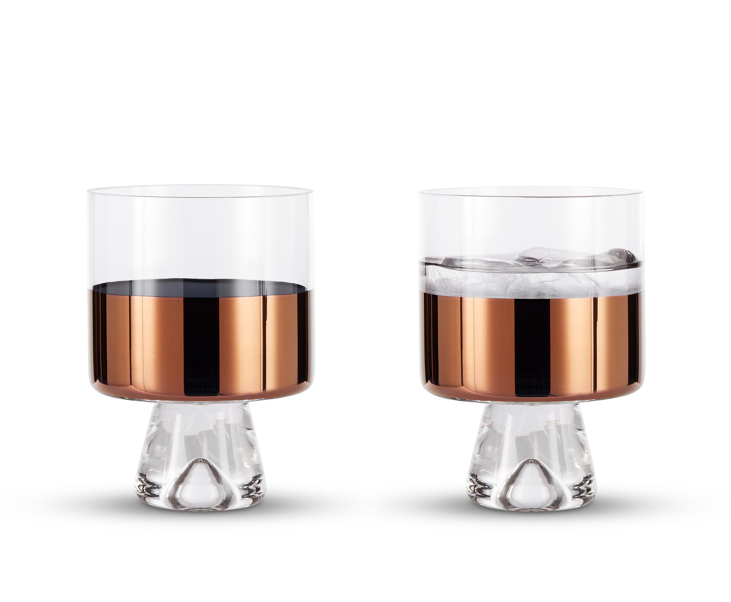 Tank Low Ball Glasses x 2 | Copper